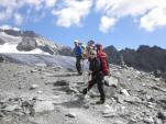 nochmals wird der Blick zum "Knig" - Glockner genossen 