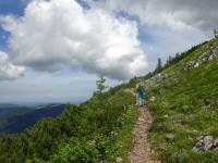  Blick auf die Wanderroute 