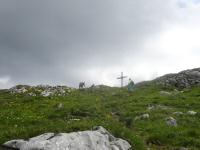  gleich ist das Gipfelkreuz am Kreuzkogel erreicht 