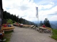  Blick zum Rastplatz beim tscherschutzhaus 