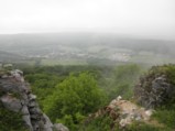 Fernblick von der Burg-Ruine Richtung Sden 