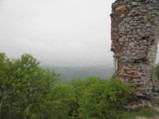 Fernblick von der Burg-Ruine nach Bratislava 