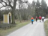 Marathonis bei der kleinen Kapelle in der Nhe der"steineren Stiege" 