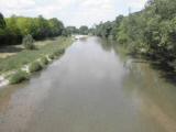  Blick von der Brcke flussaufwrts 