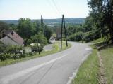 Wanderroute bergab vom Tafelberg durch die Bergsiedlung 