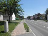  Strae am westlichen Ortsrand von Jennersdorf 