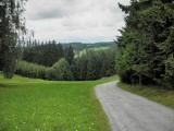  Wanderroute auf der Strae Richtung Hrans 