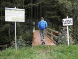 Fronauer Steg ber den Osterbach (Grenzbach) - deutsche Seite 