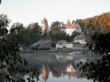  Blick ber den See zum Schloss Litschau 