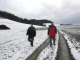  zwei bekannte Wanderer schon auf dem Rckweg 