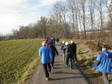 Wanderer entlang der neuen Westbahn 