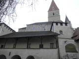 Blick vom Teisenhoferhof zur Schule und Wehrkirche Weienkirchen in der Wachau 