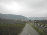 Wanderweg entlang der Wachaubahn nach Weienkirchen in der Wachau 