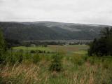  schner Blick ins Donautal zum kleinen Ort Donaudorf 