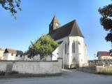  die schne gotische Pfarrkirche von Totzenbach 