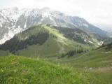  der schne Blick zurck auf die Wanderstrecke 