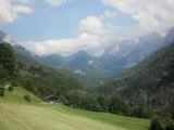  der herrliche Blick durchs Kaisertal zurck