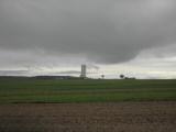  bedrohliche Wolken ber den Silo Bernschlag 