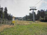  Blick auf die Skitrasse der Schwarzenbergbahn 