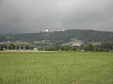  Fernblick nach Maria Taferl, die Regenfront rckt nher 