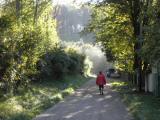  Wanderer bei der Siedlung Teufelswiese 