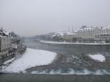  Blick Steyr flussabwrts zum Zusammenfluss mit der Enns 