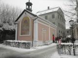  Blick zur Loreto-Kapelle und zum Pfarrhof Christkindl 