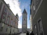  Blick von der Mauthausner Strae zum Stadtturm 