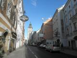  Blick von der Wiener Strae zum Stadtturm 