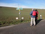  Wanderer bei der Streckenteilung 