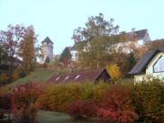 Blick zum Schloss Litschau mit seinem markanten Hungerturm 