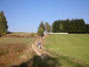  Blick auf die Wanderstrecke - Nhe Schlag 