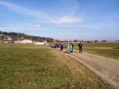  Wanderroute in der Ebene bei Bierbaum 