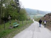  Wanderroute bergab auf der Lahnhofstrae 