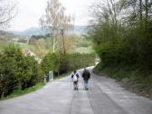  Wanderroute bergab auf der Lahnhofstrae 