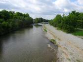  Blick von der Brcke flussaufwrts 