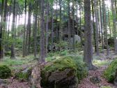  Blick zur Felsformation Saubergmauern 