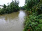 Blick auf dem Kamp flussabwrts von der Kampbrcke 