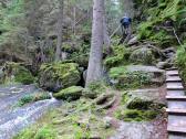  Wanderroute entlang des Lohnbachfalls 
