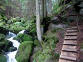  Wanderroute entlang des Lohnbachfalls 