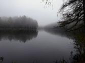  Blick im Morgennebel ber den Herrensee 