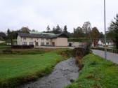 Blick ber den Reibach zum Ghs in Schnau bei Litschau 