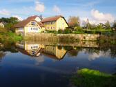  schne Spiegelung im Teich in Loimanns 