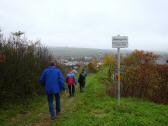  Wanderroute bergab zur Siedlung Birkenweg 