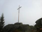  das neue Gipfelkreuz auf dem Nebelstein 