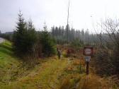  Blick auf die Wanderroute nach Himmelreich 