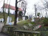 nochals der Blick zur Kreuzwegstiege mit den schlafenden Jnger