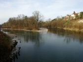  Blick von der Brcke flussaufwrts 