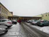  Blick zum Start/Ziel - Stadthalle Enns 