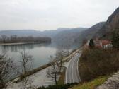  Blick auf die B 3 und auf die Donau flussaufwrts 